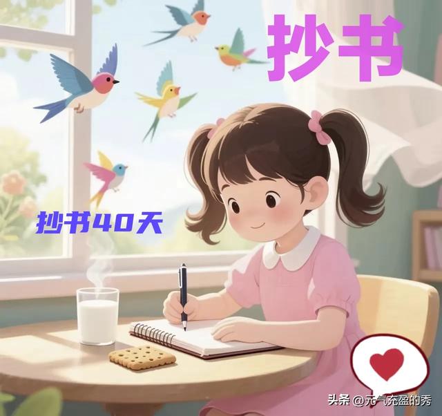 抄书打卡40天