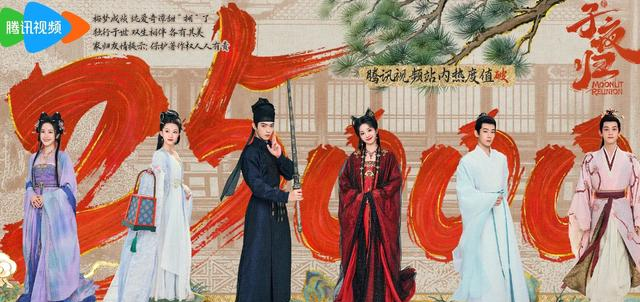 给最近热播的国剧排个名，灼灼韶华第9、赴山海第5、第一名杀疯了