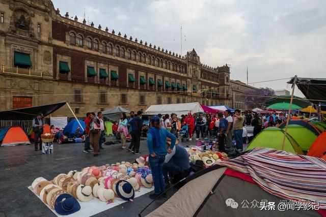 墨西哥城见闻：宪法广场•抗议大本营
