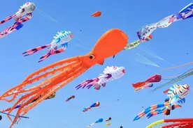 巨型风筝、热气球、风动天幕……风筝艺术节来了！图片