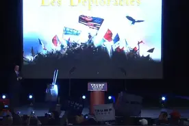 特朗普看了一出大戏！图片