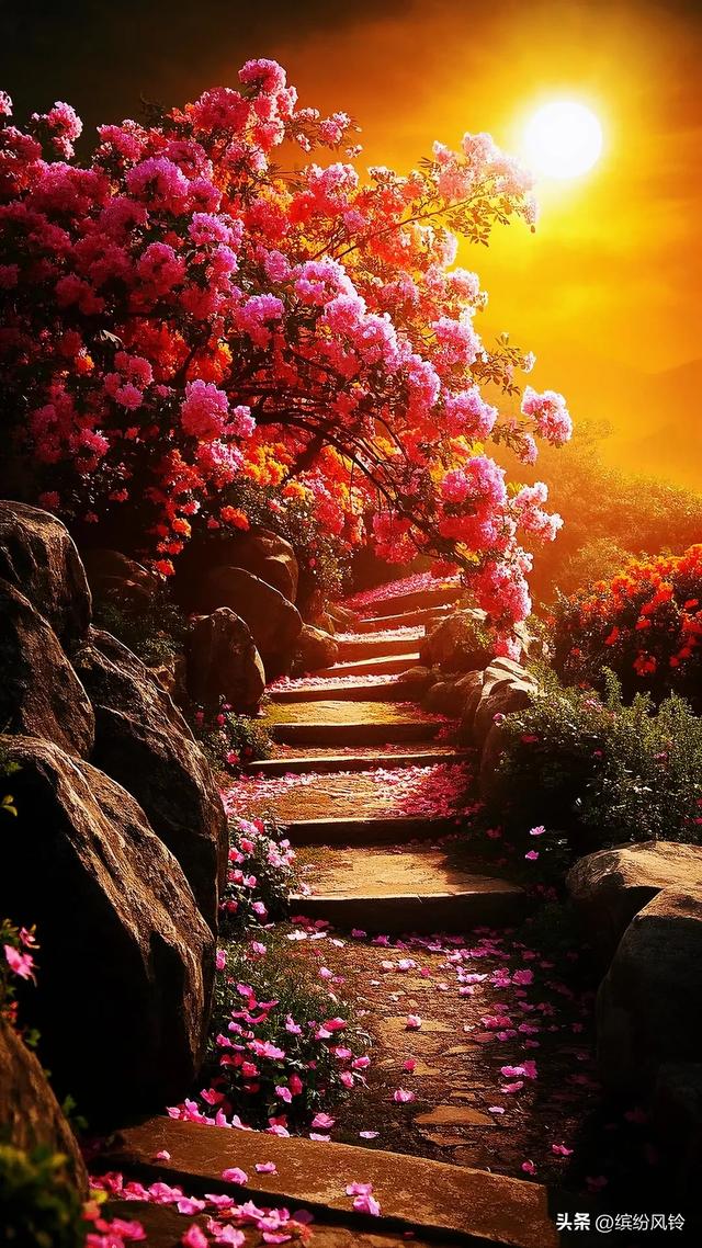 暮春的径，是满阶芳草绿