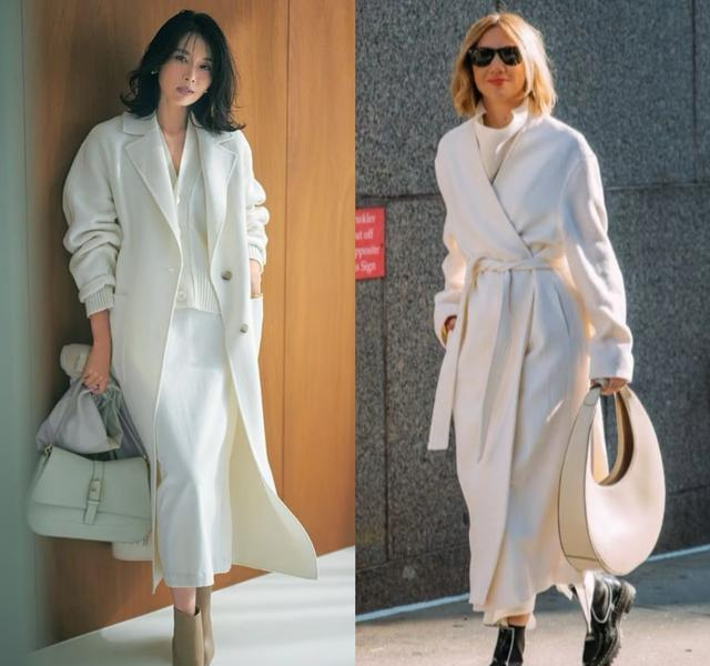 冬天穿这个颜色，温柔又高级