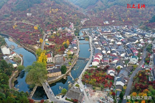 赏秋胜地北溪村，三桥并列，时代变迁的见证