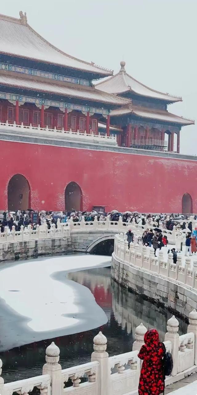 北京故宫下雪了❄️