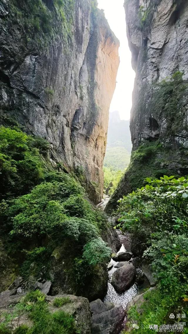 雁荡山百岗尖显胜门穿越,这条风光绝美的经典徒步线路你可去过