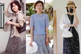 等我到50岁一定这么打扮：穿裙子、留大卷发型，既得体又高级优雅图片