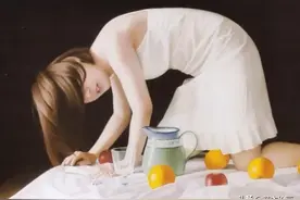 日本画家笔下的女神油画图片