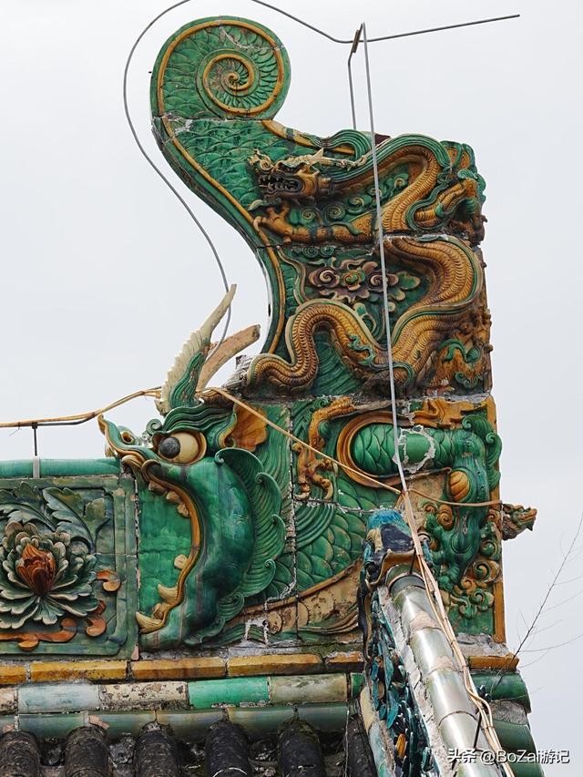 润城东岳庙，藏在晋城的琉璃奇观，拜亭藻井与天齐殿斗拱惊艳时光