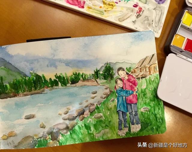 「游客说」“玩一趟新疆，我画了满满两本”