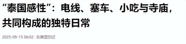 宣传册里的泰国全是滤镜？网友狂晒的 “杂乱” 场景，才是真感性！