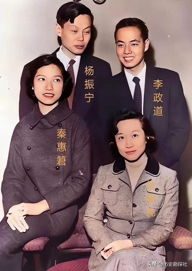 1981年，杜聿明的葬礼上，女儿杜致礼和杨振宁的留影，悲痛难掩！