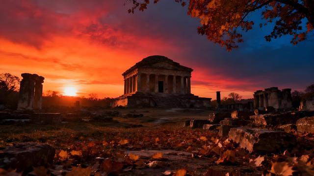 朔风拂过贺兰山，秋韵漫染湖城间 —— 塞上江南的鎏金诗卷