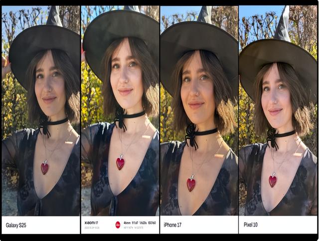 小米 17 对比 Galaxy S25、Pixel 10、iPhone 17 – 根本没法比！