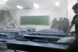 亲历南昌雷暴大风天气的大学生：风雨突然破窗灌入教室图片