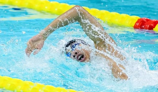 单项第4金+总第5金！全运会男子1500米自由泳：张展硕再夺一冠