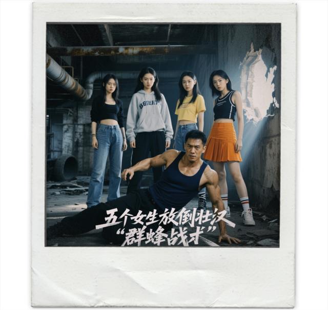 五个女生放倒壮汉！力量碾压的真相竟是“群蜂战术”