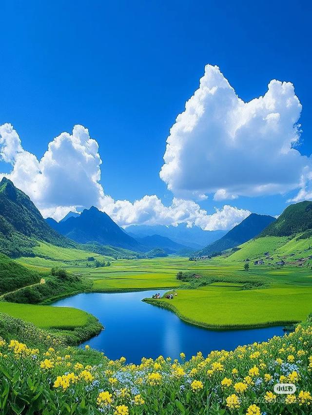 青山绿水风光旖旎