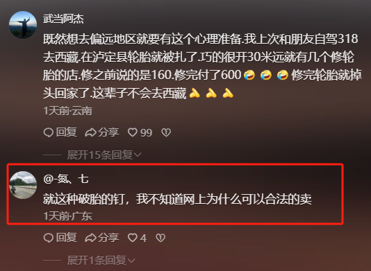 青甘无人区3辆自驾车车胎被扎爆 , 3天后凶手被抓 , 给出的理由很奇葩