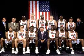 1992年美国梦一队，教练席拴条狗都能夺冠图片