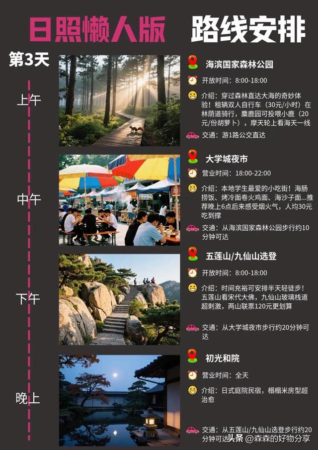 日照旅游必备攻略（超全）