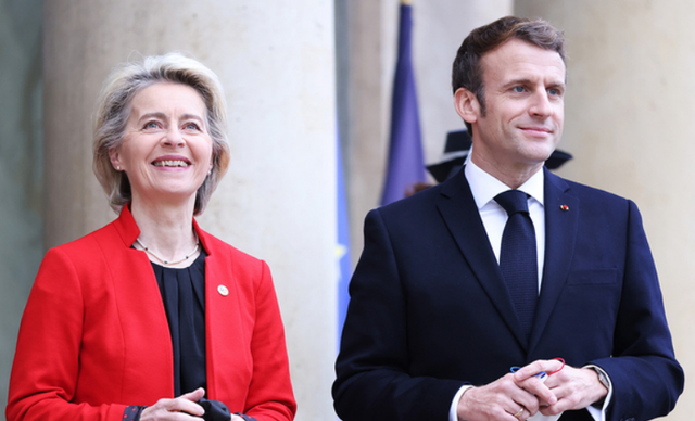 马克龙拒不接受中国反制，紧急要求欧盟27国一致对华