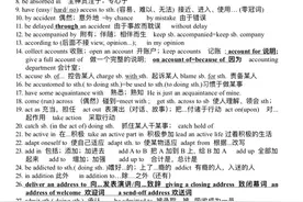 考前突击必备！500组高考英语高频词组汇总，完型写作轻松拿高分图片