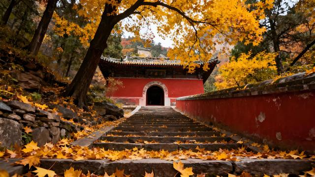 打卡金秋中国！龙城秋韵：红叶与古建的诗意和鸣