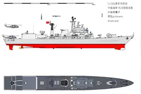架空：警惕的使用美械，有奥托127的中华佩里，052S型区域防空舰图片