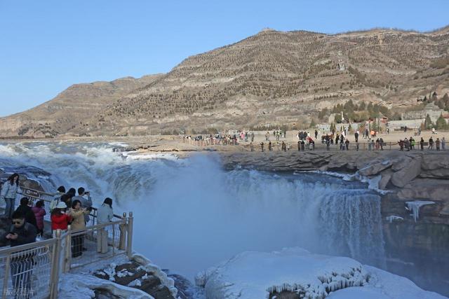 壶口瀑布冬日景观