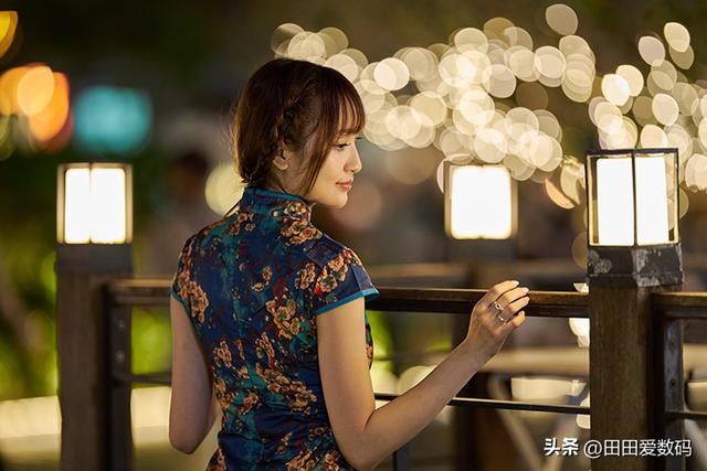 夜摄旗袍人像实战！ Sigma 135mm F1.4 DG Art 评测 | 中远摄亮瞳散景镜王