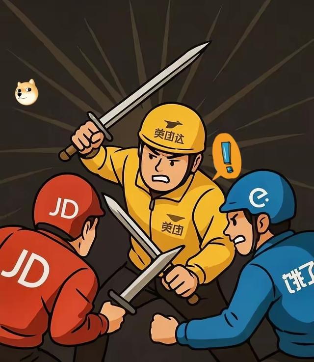 外卖大战成绩单：三家打成平手，下半场才是生死战！