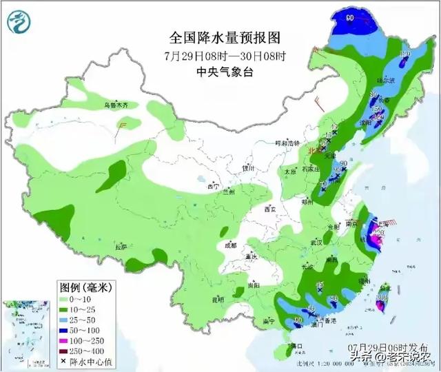 台风竹节草拐弯跑偏,新一轮强降雨中心已定,大雨暴雨分布如下