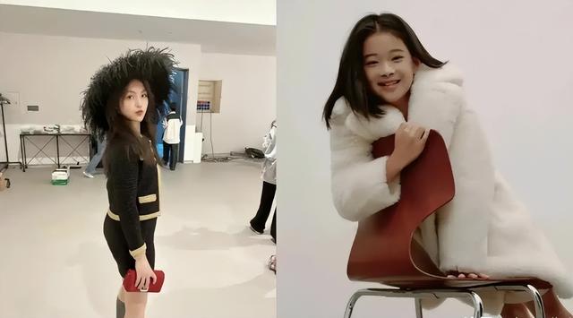 李湘女儿和梅婷女儿同框后，才发现，气质不是用钱就能砸出来的