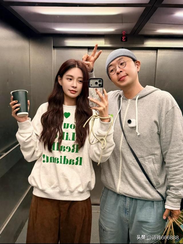 沈梦辰晒甜蜜合影为杜海涛庆祝38岁生日，两人眼神拉丝爱意满满！