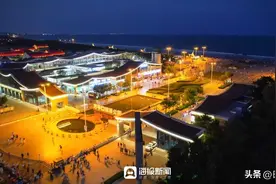 最新航拍！晚上的万平口！是这样的……图片