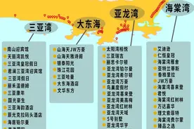 三亚旅游不能少了这5张酒店攻略地图图片