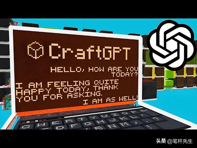 《我的世界》4.39亿方块真拼出CraftGPT，问句“你好”要等2小时