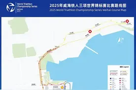 2025年威海铁人三项世界锦标赛暨中国·威海超级铁人三项系列赛比赛总体路线图确定图片