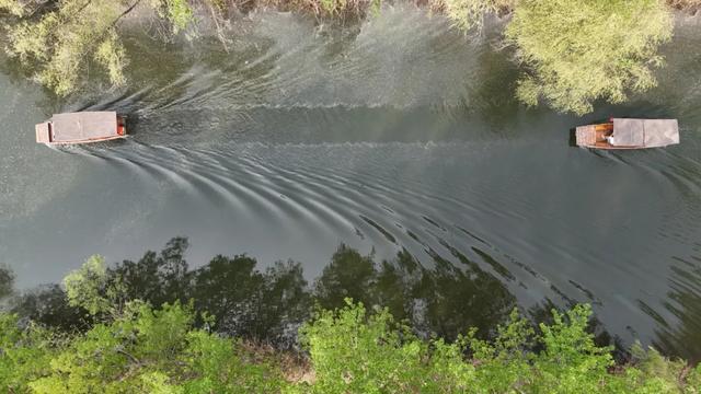 滕州微山湖红荷湿地:乐享双十一,“荷”你游湿地