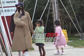 独家：高圆圆带女儿逛公园玩耍 低调陪伴岁月静好图片