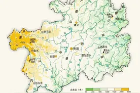 模拟海平面上升，贵州地形究竟有多逆天？图片