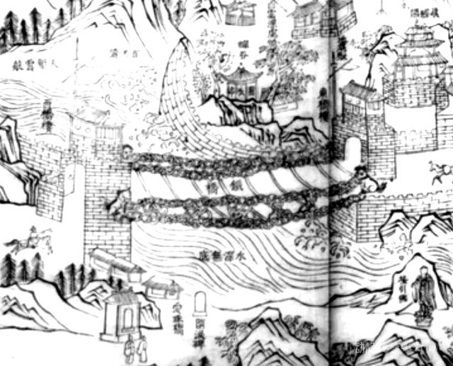 龙说夜郎丨游记、插画、石刻、志书，多重印证下的盘江铁索桥