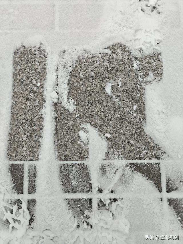 宣化俩老汉下雪天聊天记