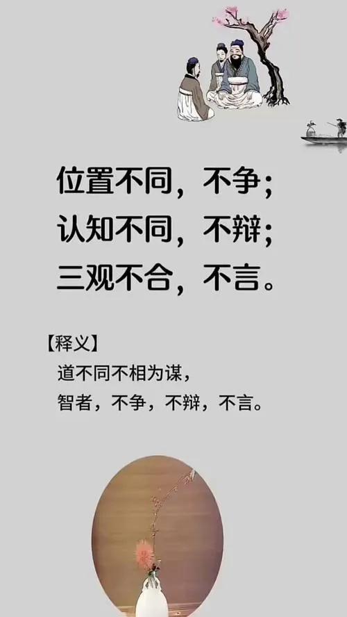 孔子：“道不同，不相为谋”都指的是什么意思