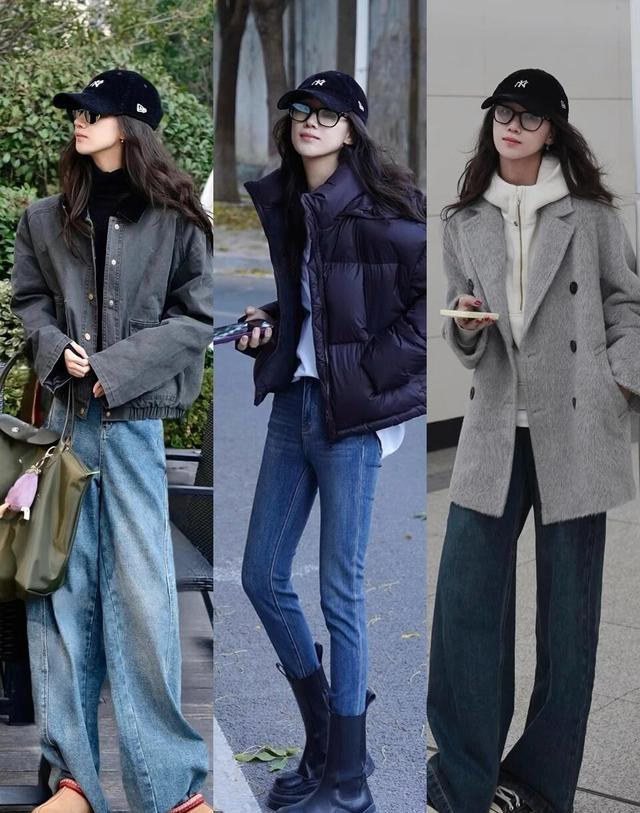 秋冬“珍珠灰+高街冷感”穿搭｜4组公式，日常出街照搬时尚明星范
