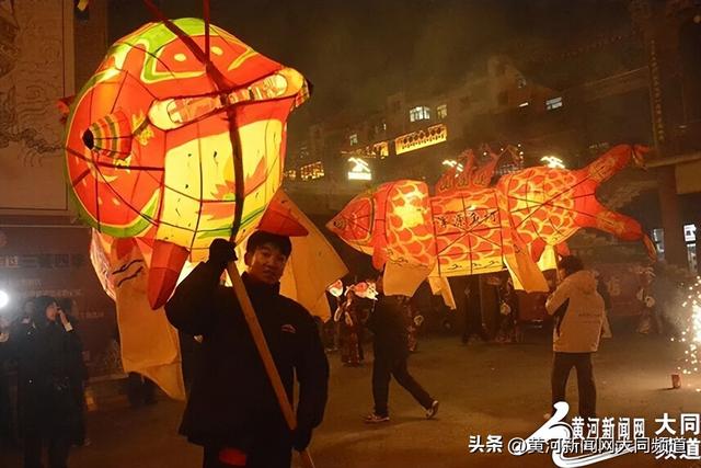 【文旅推荐】春节必看！浑源古城“鱼灯舞”点亮千年文化！
