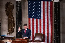 特朗普支持的美国众议长出炉，MAGA共和党人崛起，或利好民主党大选？图片