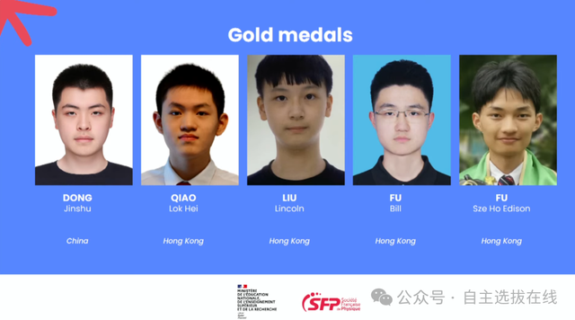 中国队4金1银！2025第55届国际物理奥林匹克竞赛（IPhO）获奖名单