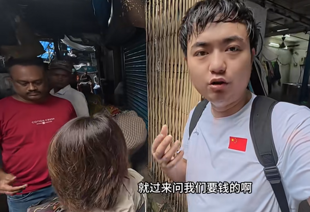 中国夫妻探秘印度贫民窟：丈夫被石头砸满头包，妻子一直被打臀部